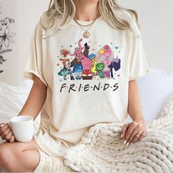 inside out friends comfort colors shirt, its okay to feel all the feels shirt, joy sadness fear anxiety, inside out cha