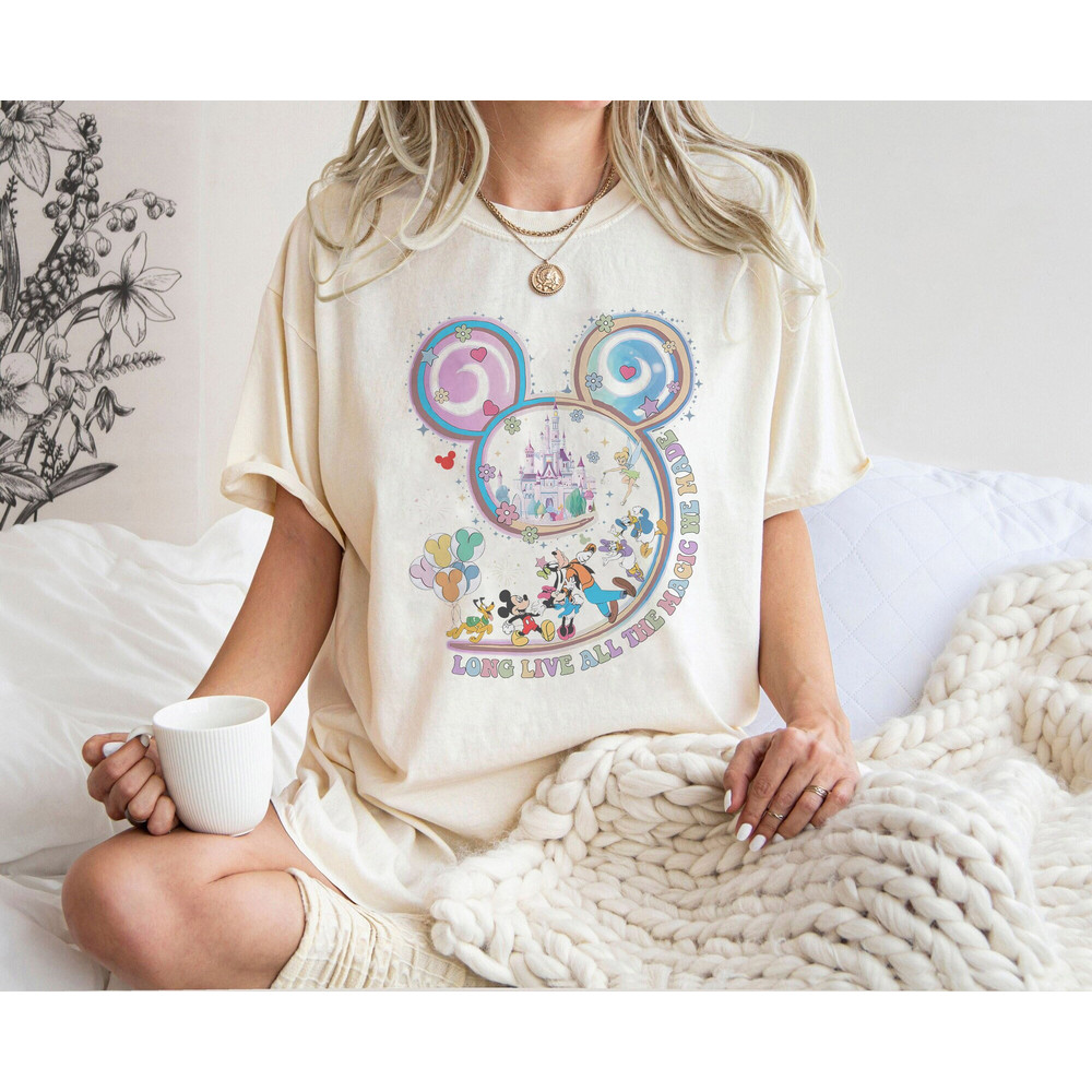 Long Live All The Magic We Made Comfort Shirt, Disney Castle Shirt, Disney Castle Balloons Tee, Tinkerbell Disneyworld Shirt, Concert Shirt.jpg
