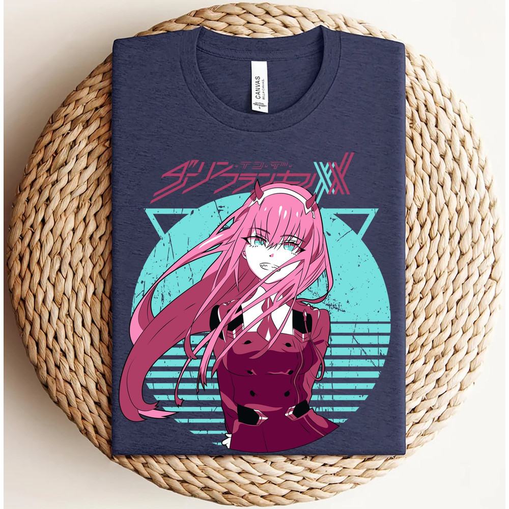 002 Anime Girl Shirt, Anime Graphic Tee, Waifu Shirt, Darling İn Franks Shirt, Anime Merch, Anime Tshirt, Anime Apparel, Anime Shirt Women.jpg