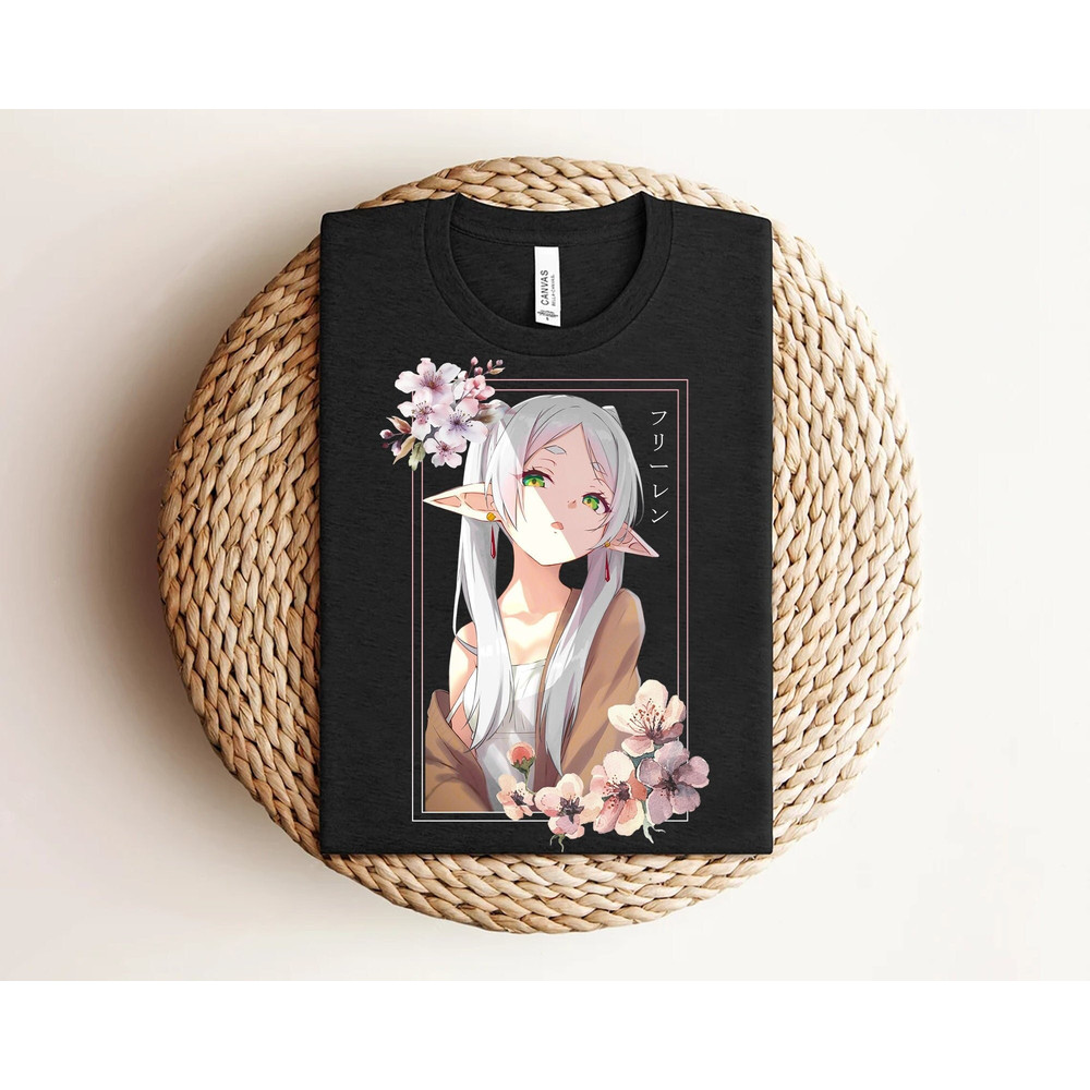 Anime Shirt, Frieren Shirt, Anime Shirt Woman, Gift For Her, Gift For Kids, Manga Shirt, Anime Girl, Anime Graphic Tee, Unisex.jpg
