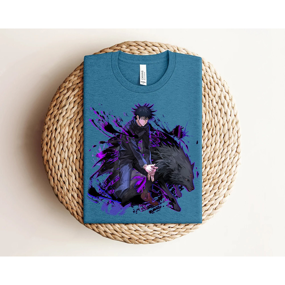 Anime Shirt, Megumi Shirt, Anime Merch, JJK Shirt, Gift For Him, Gift For Her, Unisex Shirt, Gift For Kid, Birthday Gift, Anime Graphic Tee.jpg