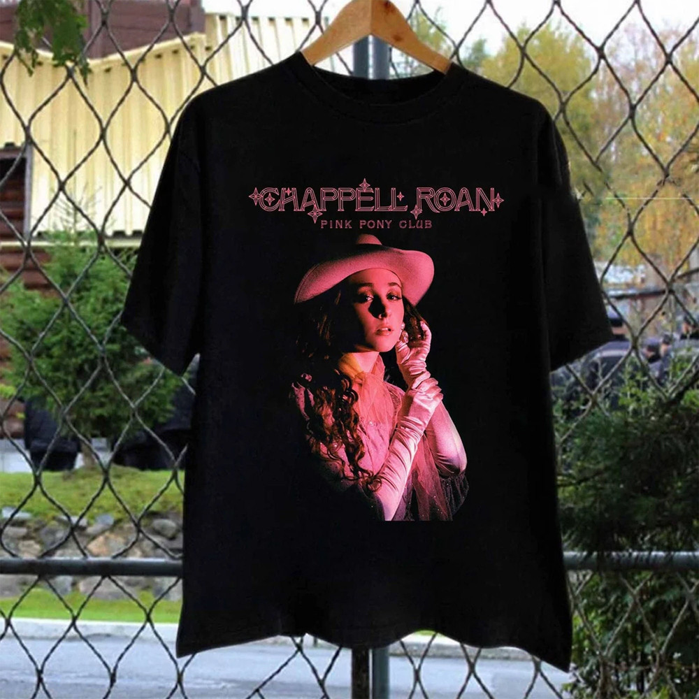 Chappell Roan T-Shirt, Pink Pony Club Shirt, Chappell Roan Merch, Rise and Fall of a Midwest Princess Shirt, Chappell Roan Fan Gift.jpg