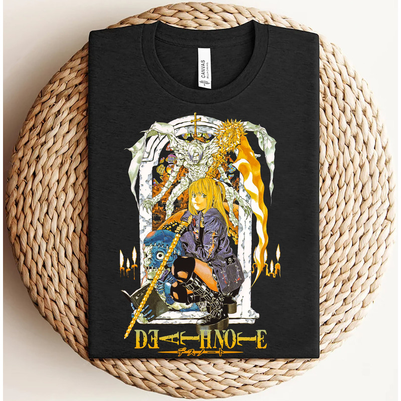 Death Note Shirt, Light Yagami Shirt, L Shirt, Anime Shirt, Anime Graphic Tee, Vintage Anime Shirt, Gift For Him, Gift For Her, Unisex Shirt.jpg