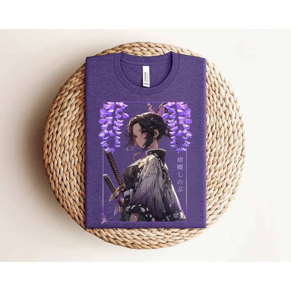 Demon Slay Shirt, Shinobu Shirt, Anime Shirt, Anime Shirt Women, Anime Merch, Anime Sweatshirt, Gift For Her, Anime Graphic Tee, Kids Shirts.jpg