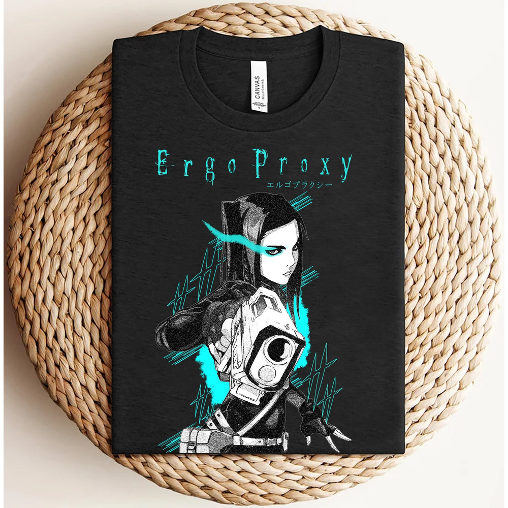 Ergo Proxy Shirt, Anime Girl Shirt, Waifu Shirt, Anime Merch, Oldschool Anime Shirt, Trendy Shirts, Anime Graphic Tee, Gift For Her.jpg