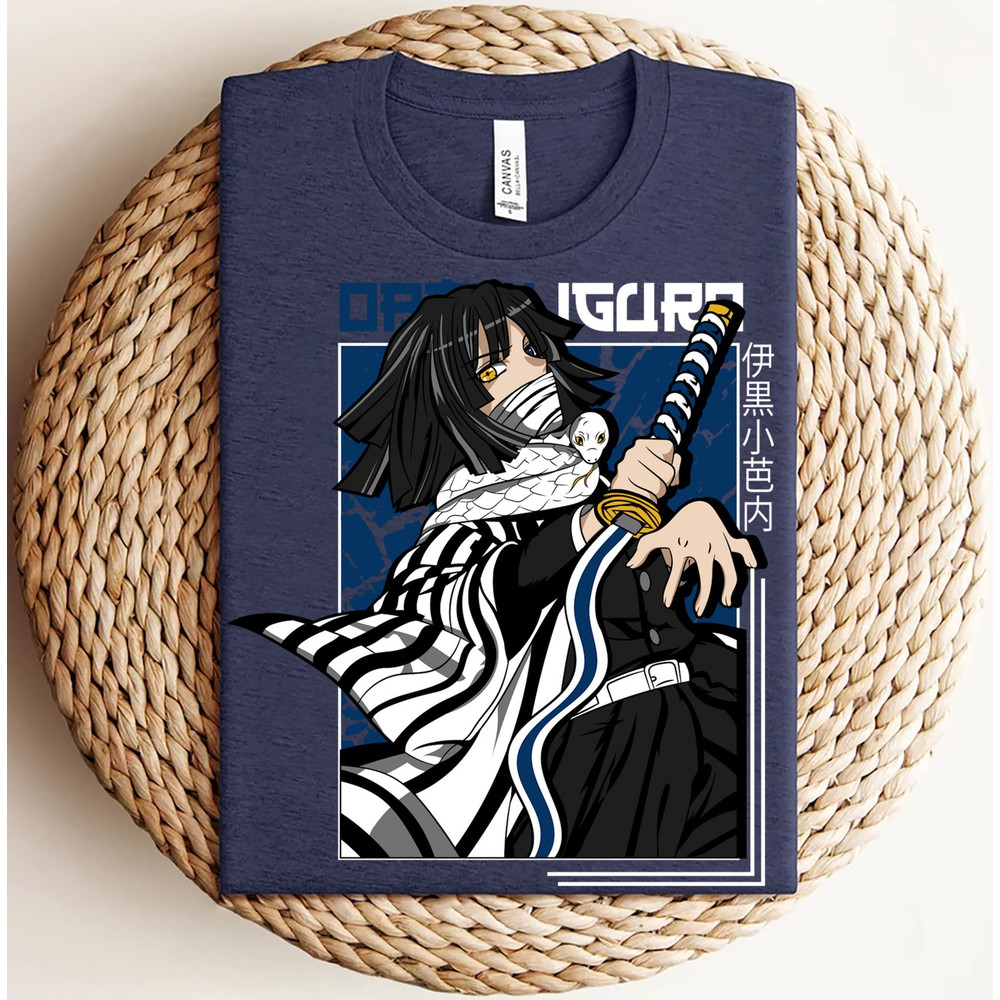 Obanai Iguro Shirt, Demon Slayer Shirt, Hashira Shirt, Anime Shirt, Anime Graphic Tee, Git For Him, Gift For Her, Gift For Kid, Unisex Shirt.jpg