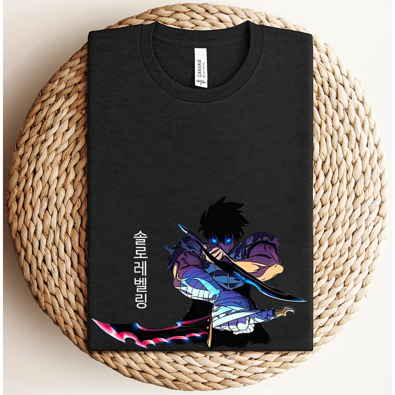 Solo Leveling Shirt, Best Anime Shirt, Anime Graphic T-Shirts, Gift For Anime Lovers, Anime Apparel, Anime Clothing, Anime Sweatshirts.jpg