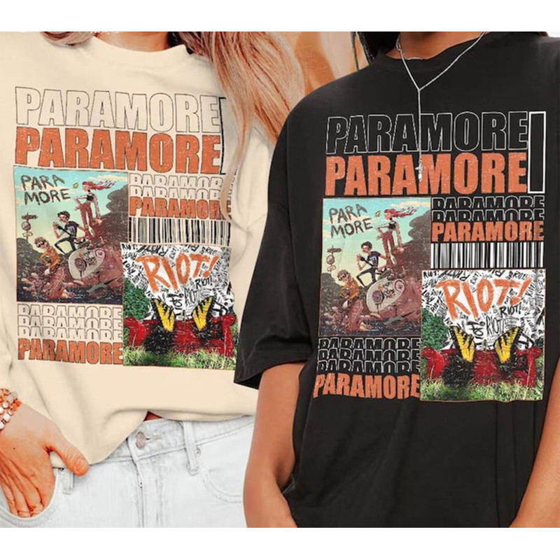 Vintage Paramore Doodle Shirt, Paramore Album Lyrics Merch, Music Tour 2 Sides Shirt, Hayley Williams, Paramore Rock Band Fan Gift.jpg