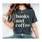 Books and Coffee Shirt Coffee Shirt Books T-shirt Tops and Tees Women's Shirt Coffee Tee Books and Coffee Tee Graphic Shirt.jpg