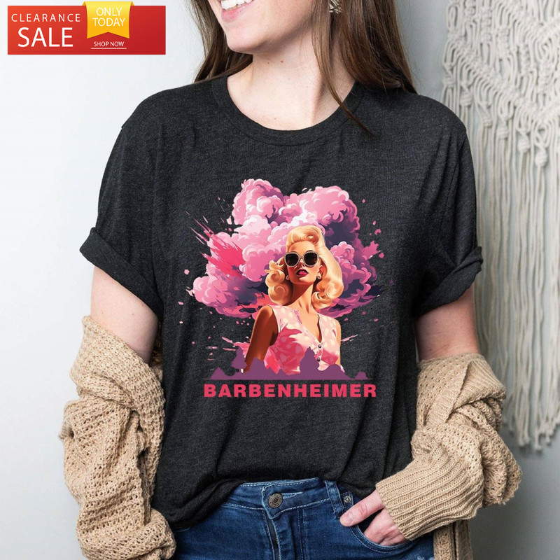 Barbenheimer Shirt Emma Mackey Barbie Movie Gift - Happy Place for Music Lovers.jpg