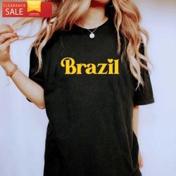 brazil world cup shirt soccer brasil tshirt gift ideas 2022  happy place for music lovers