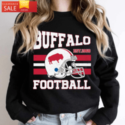 Buffalo Bills Football Crewneck Game Day Gift  Happy Place for Music Lovers
