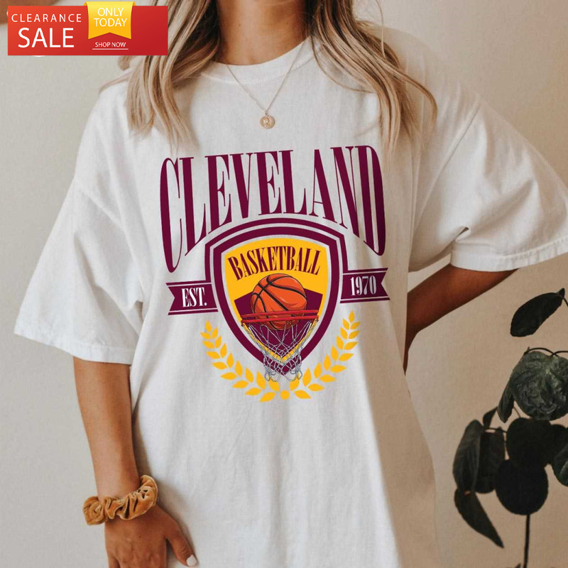 Cleveland Est. 1970 Vintage Cleveland Cavaliers Shirt Cleveland Sports Gifts - Happy Place for Music Lovers.jpg