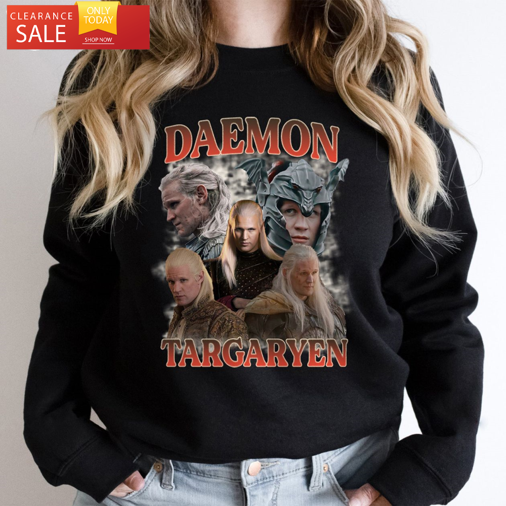 Daemon Targaryen Vintage Shirt, House of The Dragon Gift - Happy Place for Music Lovers.jpg