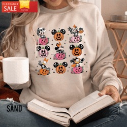 disney halloween pumpkin shirt mickey minnie and friends happy place for music lovers