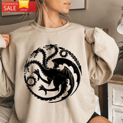 fire and blood targaryen sweatshirt, targaryen shirt, game of thrones happy place for music lovers