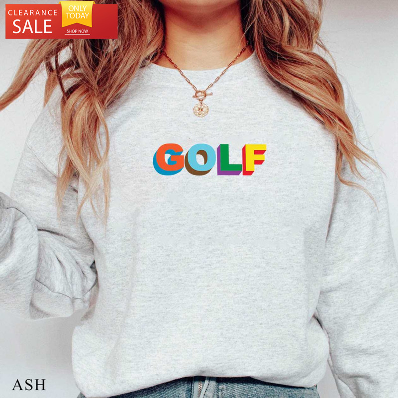 Golf Sweatshirt Tyler The Creator Gift Ideas for Fans - Happy Place for Music Lovers.jpg
