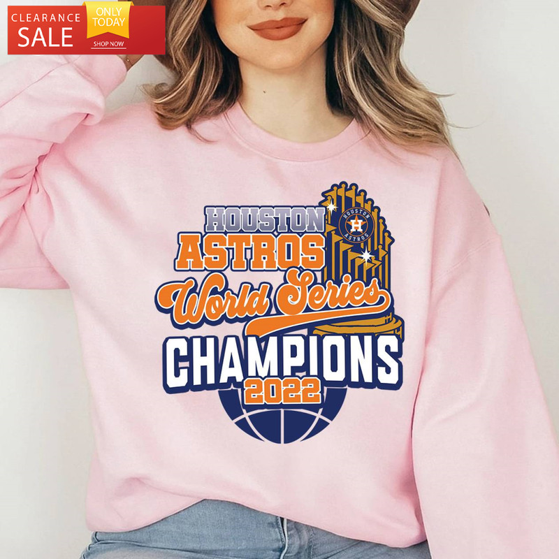 Houston Astros World Series Champions 2022 Sweatshirt, Astro Shirts, Gifts for Houston Astros Fans - Happy Place for Music Lovers.jpg