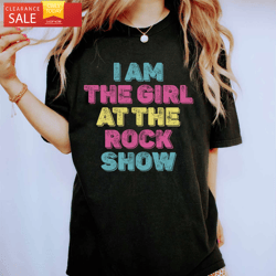 i am the girl at the rock show blink 182 tour shirt  happy place for music lovers