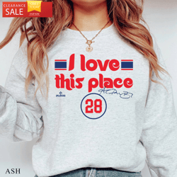 I Love This Place Shirt, Alec Bohm Shirt, Phillies Gifts for Her  Happy Place for Music Lovers