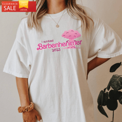 i survived barbenheimer 2023 oppenheimer barbie movie tshirt happy place for music lovers