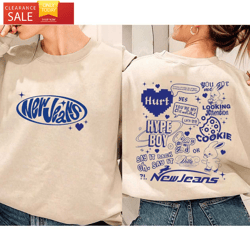 newjeans track list shirt danielle haerin hyein minji merch happy place for music lovers