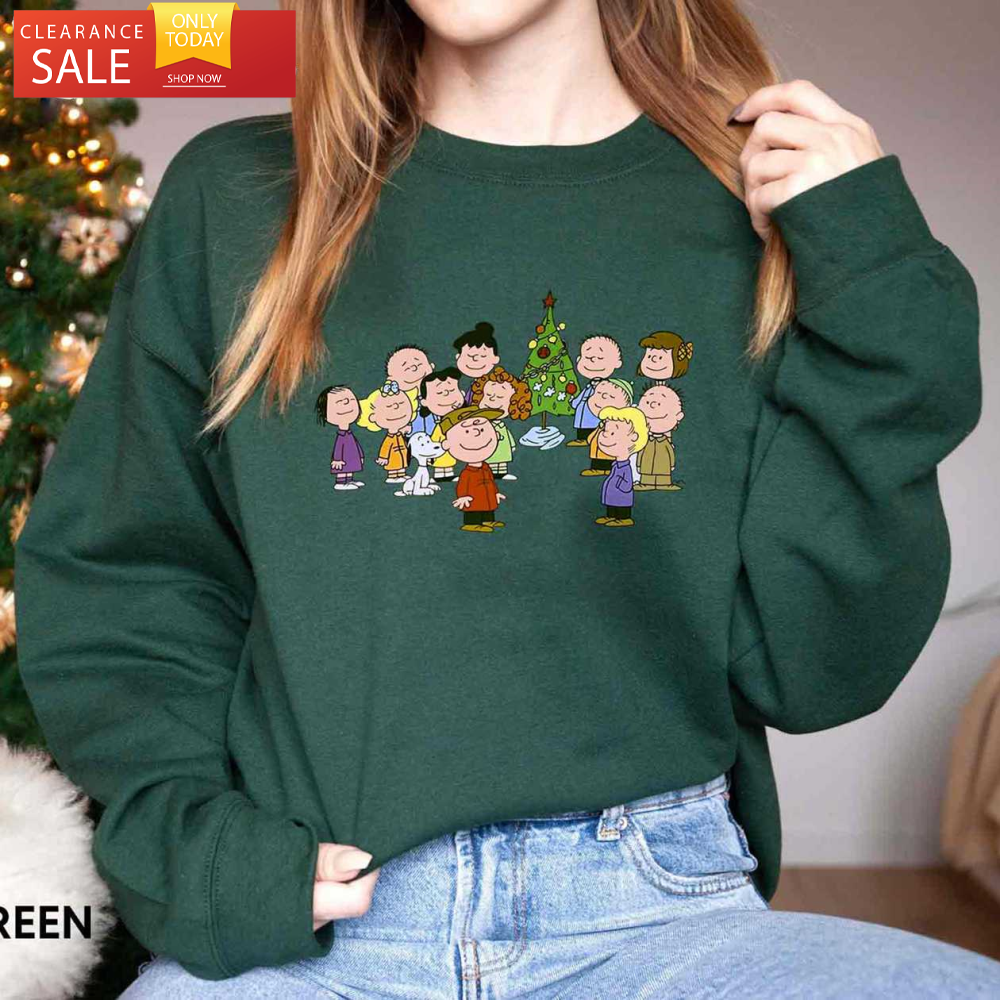 Peanuts Characters Shirts Snoopy Charlie Brown Christmas Gifts - Happy Place for Music Lovers.jpg