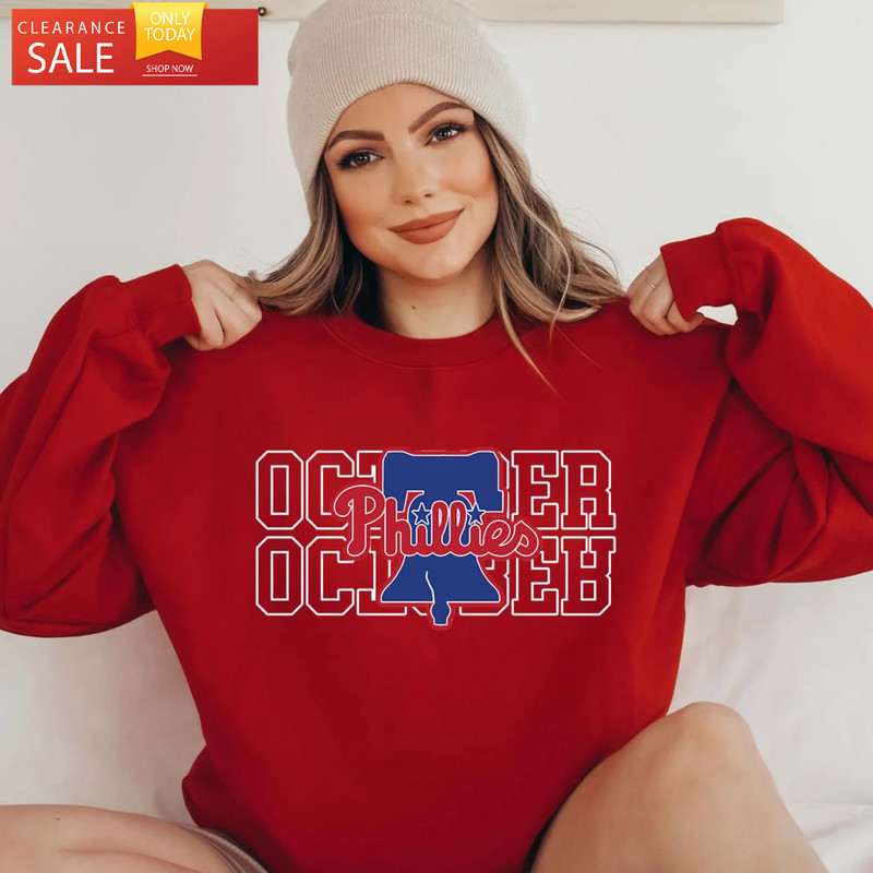 Red October Phillies Shirt, Cool phillies Shirts, Gifts for Phillies Fans - Happy Place for Music Lovers.jpg