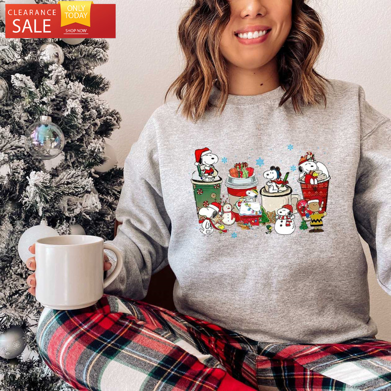 Snoopy Christmas Coffee Shirt, Snoopy Christmas Shirt, Amazing Christmas Gifts - Happy Place for Music Lovers.jpg