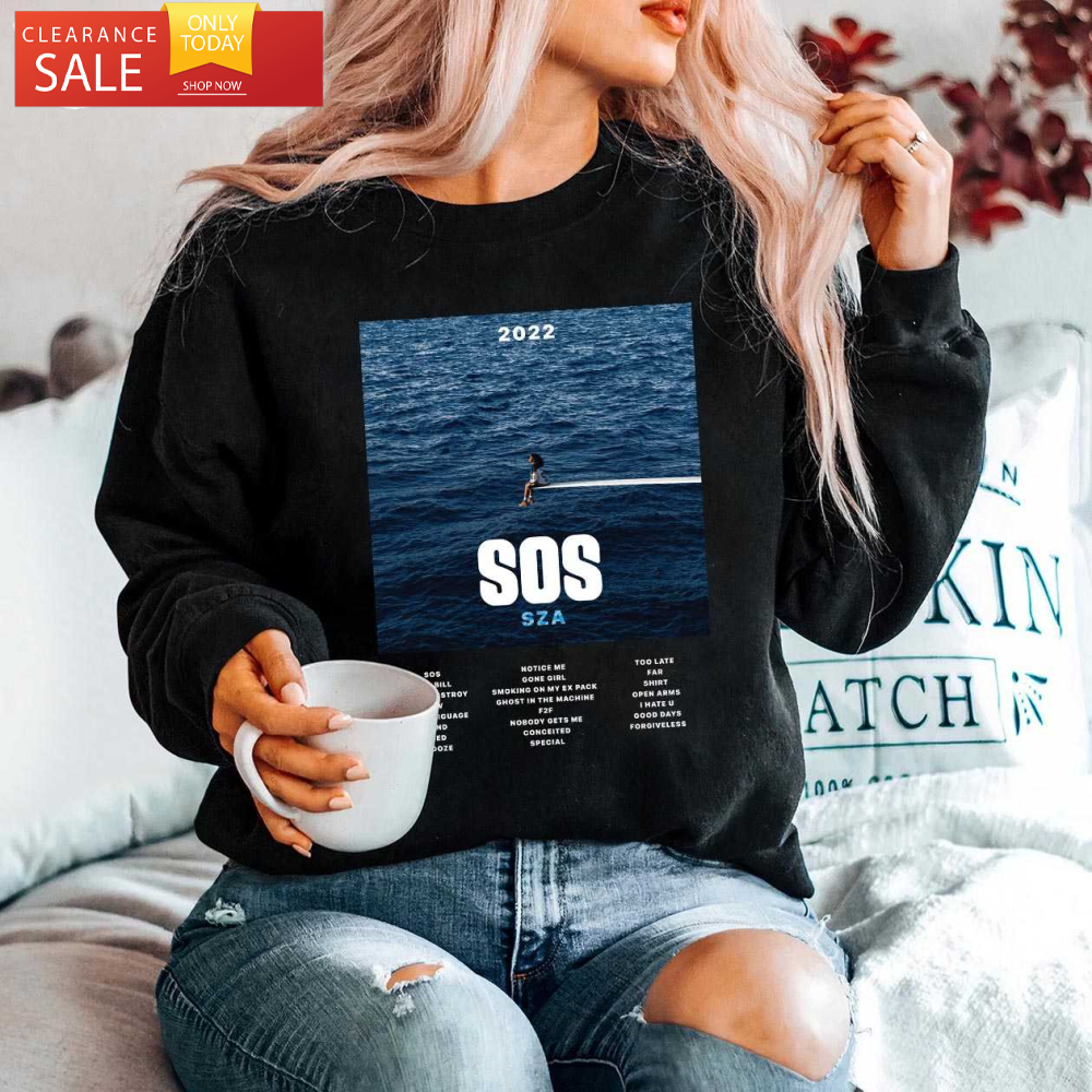 SZA SOS Tracklist SZA Sweatshirt New Album Gift for Fans - Happy Place for Music Lovers.jpg