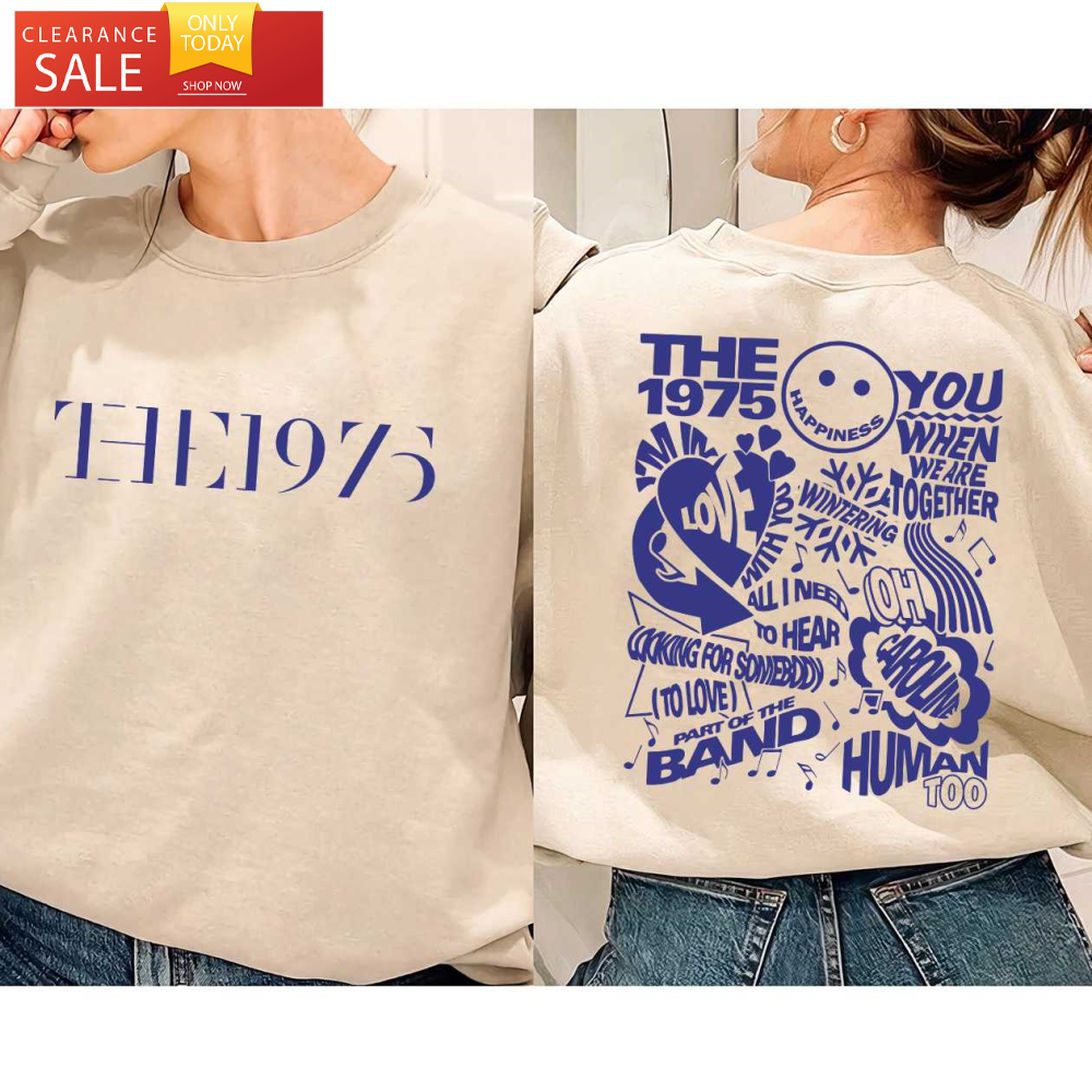 The 1975 Sweatshirt 2 Sides Album Tracklist The 1975 Gift Ideas - Happy Place for Music Lovers.jpg