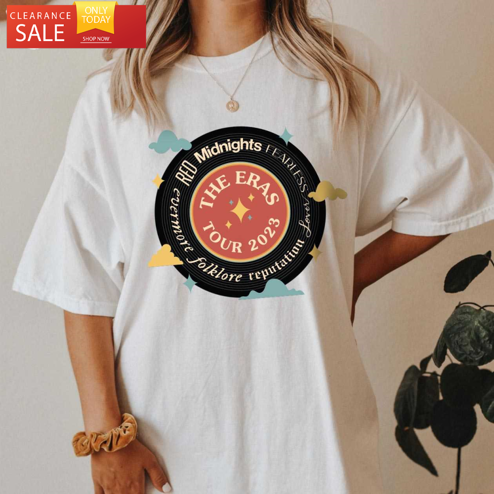 The Eras Tour 2023 Tshirt Taylor Swift Albums Gift for Swiftie - Happy Place for Music Lovers.jpg