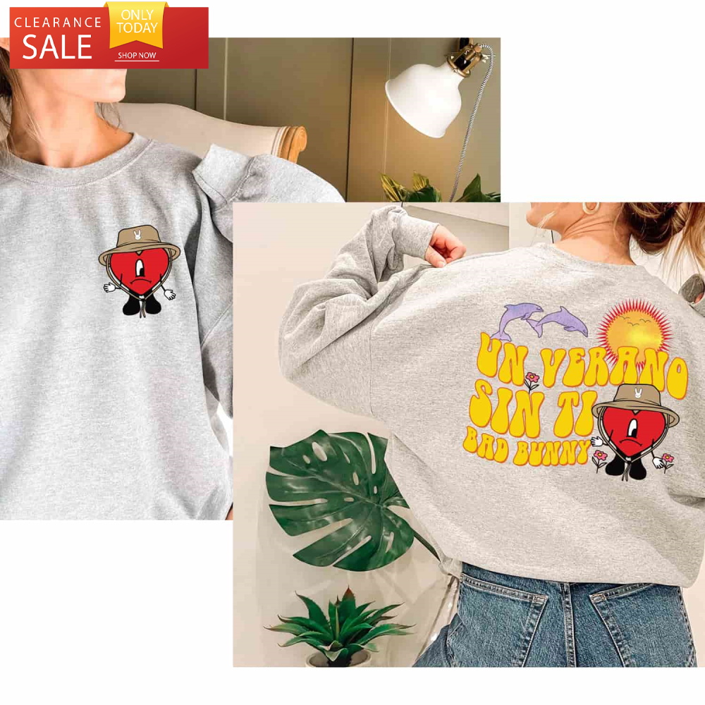Un Verano Sin Ti Bad Bunny Long Sleeve Shirt, Gifts for Bad Bunny Fans - Happy Place for Music Lovers.jpg