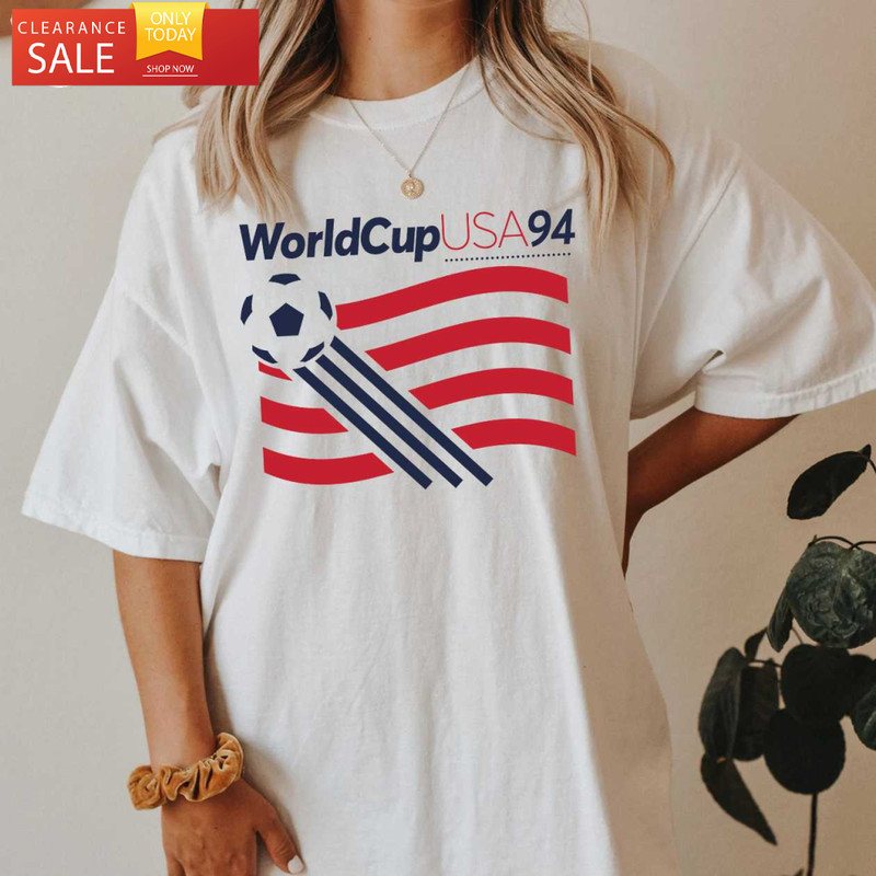 Vingtage USA World Cup Shirt 94 Gift for Soccer Lover - Happy Place for Music Lovers.jpg