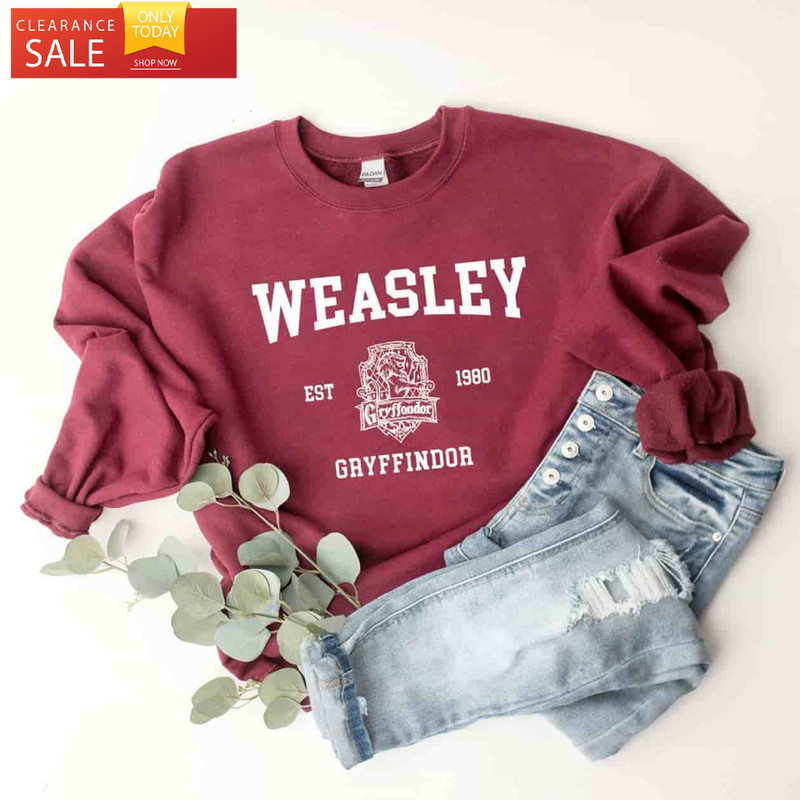 Weasley Shirt Est. 1980 Gryffindor Gifts Cool Harry Potter Stuff - Happy Place for Music Lovers.jpg