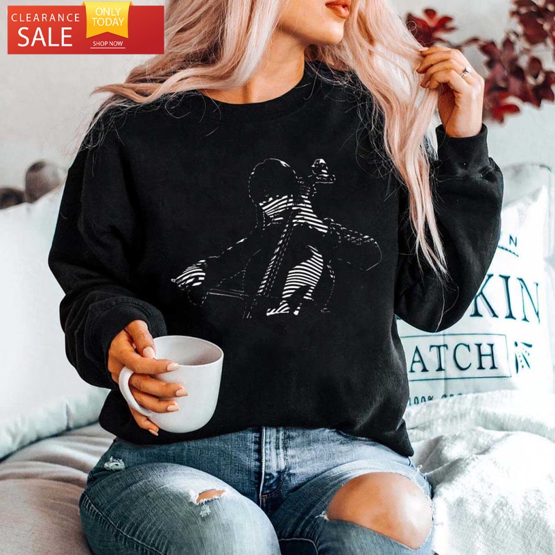 Wednesday Play Cello Sweatshirt Gifts for Horror Movie Lovers - Happy Place for Music Lovers.jpg
