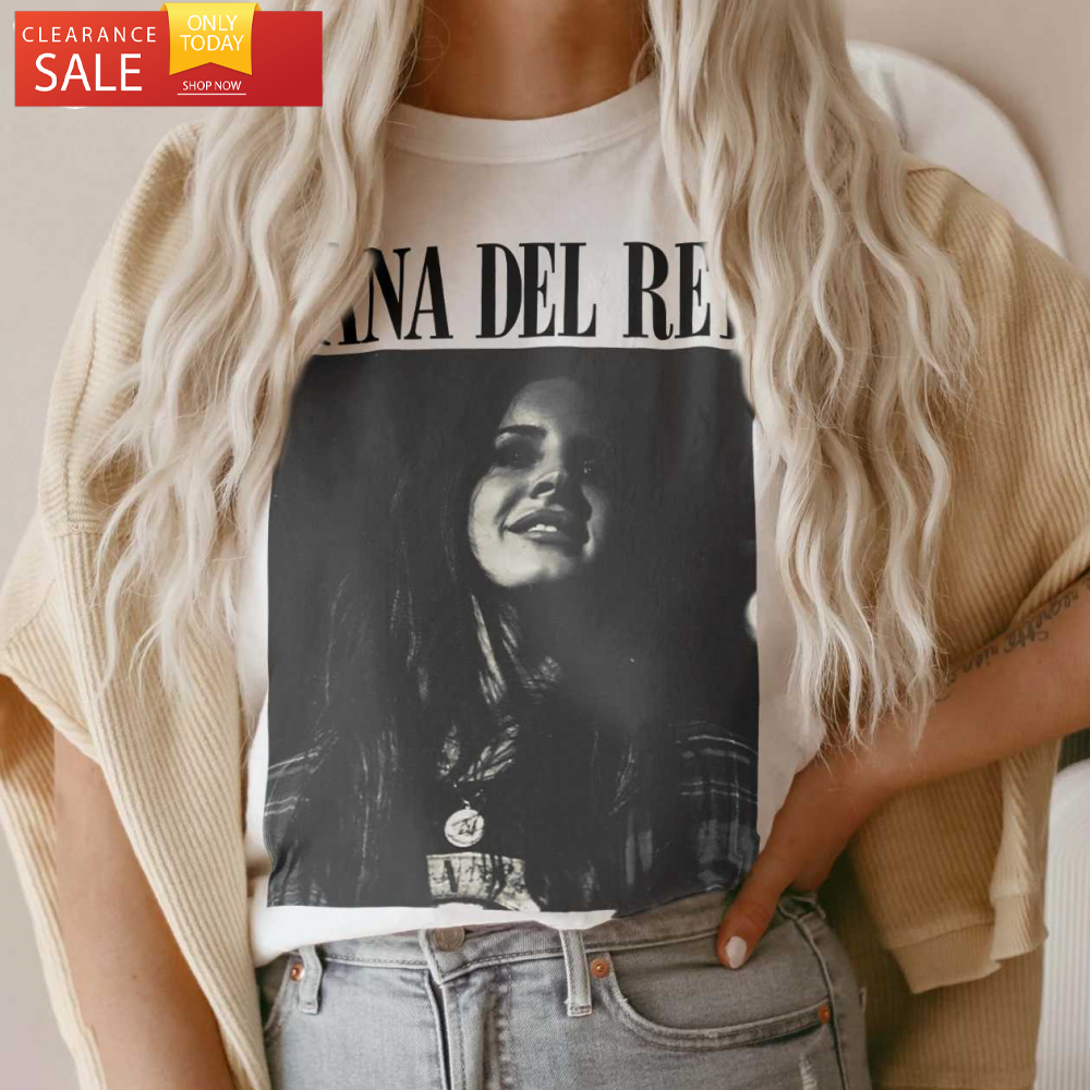 White Lana Del Rey Tshirt Gifts for Lana Del Rey Fans - Happy Place for Music Lovers.jpg
