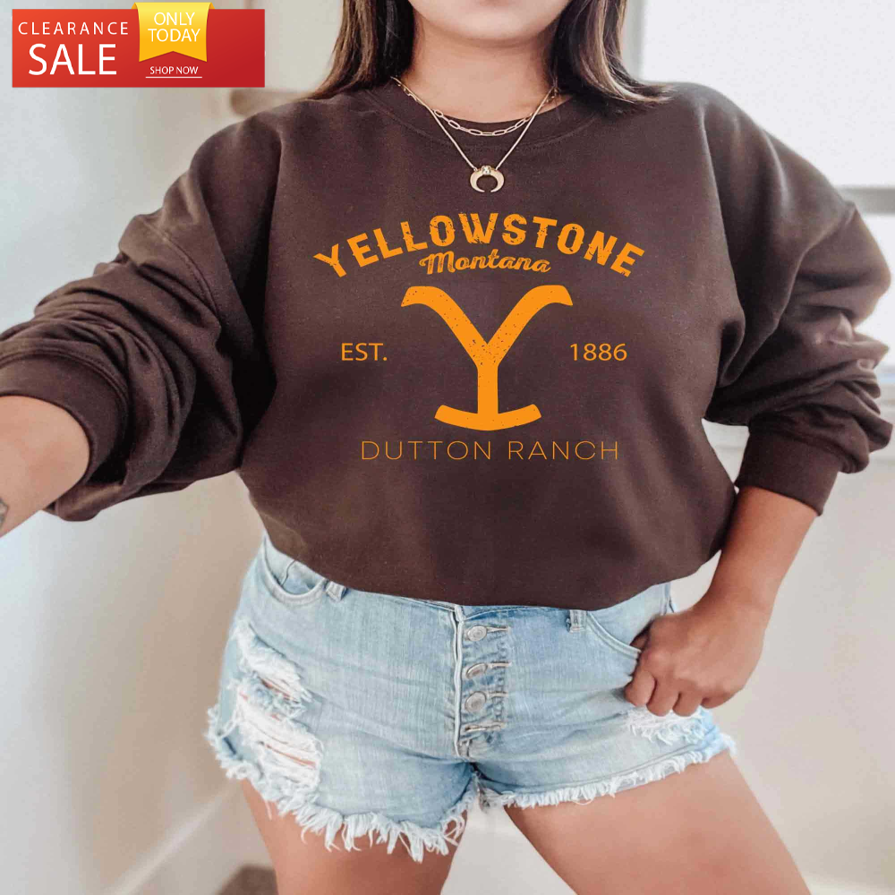 Yellowstone Montana Est. 1886 Dutton Ranch Shirt Gifts for Yellowstone Fans - Happy Place for Music Lovers.jpg