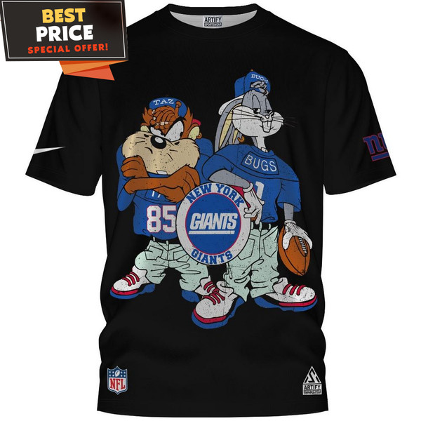 New York Giants Tasmanian Devil Bugs Bunny Football Fan T-Shirt, Nfl Giants Gifts - Best Personalized Gift & Unique Gifts Idea.jpg