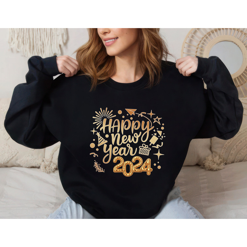 2024 New Year Crew  Sweatshirt, New Years Eve Party Unisex Sweatshirt, Hello 2024 Sweatshirt, 2024 Happy New Years Eve Shirt, New Year Shirt.jpg