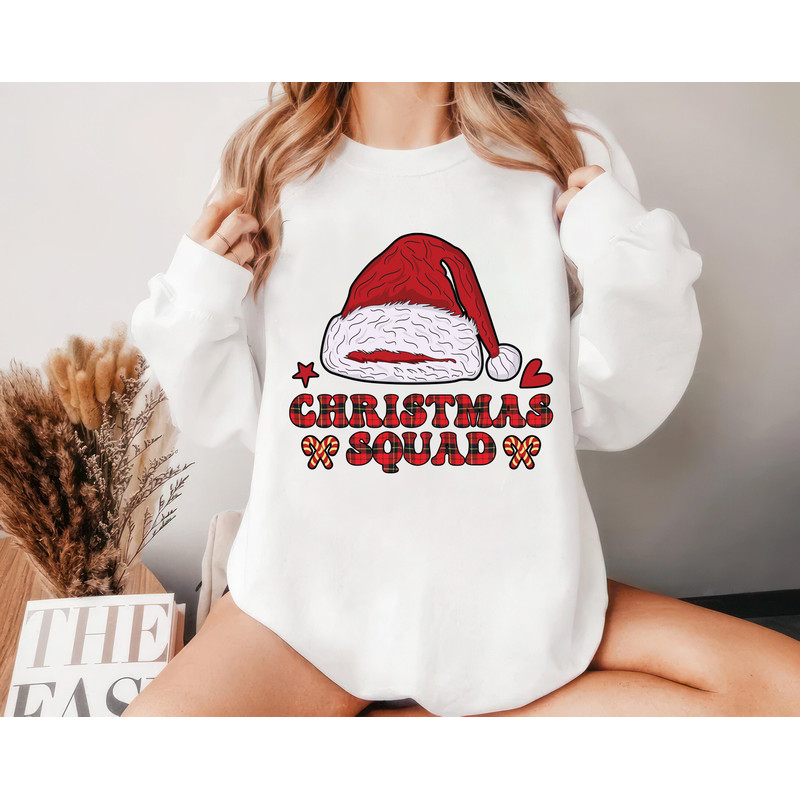Christmas Squad Sweatshirt, Christmas Matching Unisex Sweatshirt, Xmas Sweater, Santa Family Matching Sweatshirt, Christmas Squad Shirt 1.jpg