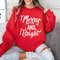 Christmas Sweatshirt, Merry And Bright Unisex Sweatshirt, Holiday Merry Christmas Sweater, Christmas Matching Shirt, Christmas Family Shirt 2.jpg