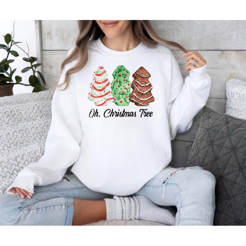 Christmas Tree Sweatshirt, Merry Christmas Unisex Sweatshirt, Family Christmas Sweater, Christmas Matching Shirt, Oh Christmas Tree Shirt.jpg