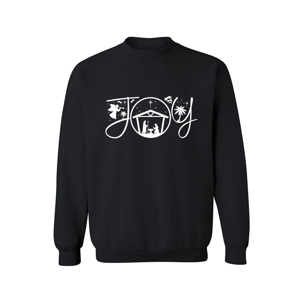 Joy True Story Christmas Sweatshirt, Christmas Nativity Unisex Sweatshirt, Jesus Christian Sweatshirt, Jesus Christmas Sweatshirt.jpg