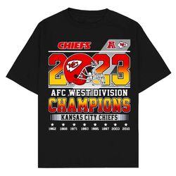 2023 AFC West Division Champions Kansas City Chiefs Shirt,NFL shirt, Super Bowl shirt, Sport shirt, Shirt NFL, Superbowl