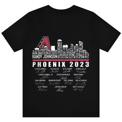 Arizona Diamondbacks Skyline Players Name Phoenix 2023 Signatures Shirt,NFL shirt, Super Bowl shirt, Sport shirt, Shirt
