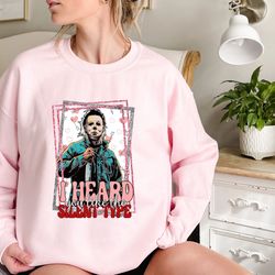 I Heard You Like The Silent Type T Shirt, Horror Characters Shirt, Horror Valentines Day Gifts, gift for valentine