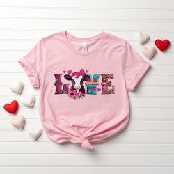 Valentines Day Love Cow Shirt,Valentines Day Shirts For Woman,Heart Shirt,Cute Valentine Shirt,Valentines Day Gift,Valen
