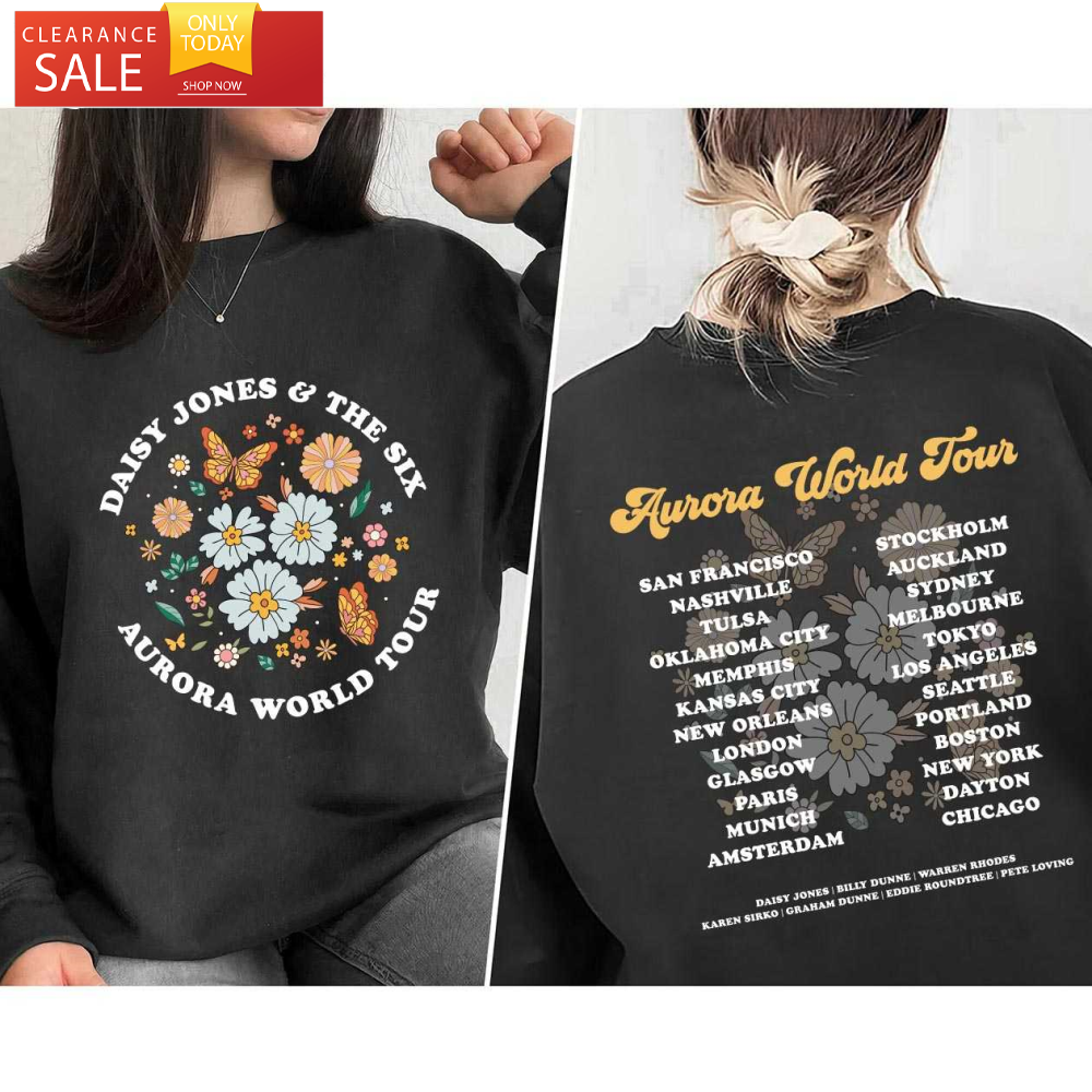 Aurora World Tour 1978 1979 Tee Shirt Daisy Jones And The Six Merch - Happy Place for Music Lovers.jpg