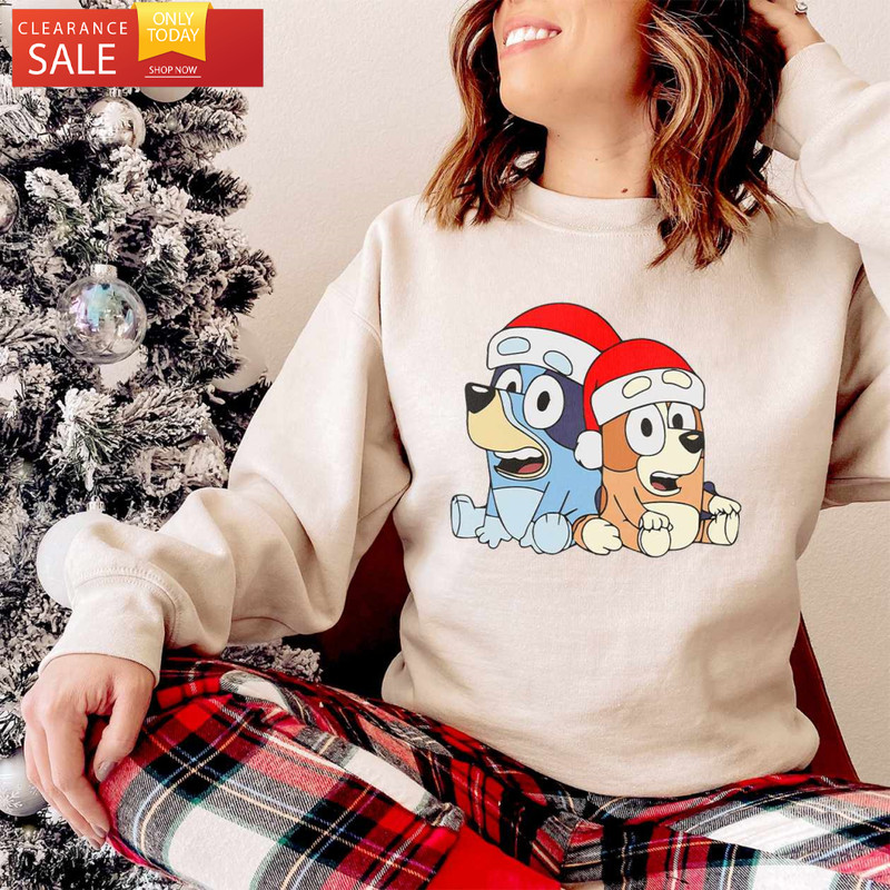 Bluey and Bingo Shirt Christmas Bluey Gift for Adults - Happy Place for Music Lovers.jpg